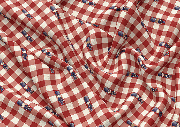 Kings Breakfast, On Guard Kingsmen - Roman Blind - Image 4